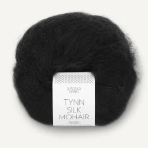 Tynn Silk Mohair Svart 1099