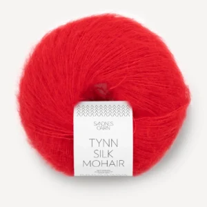 Tynn Silk Mohair Scarlet Red 4018